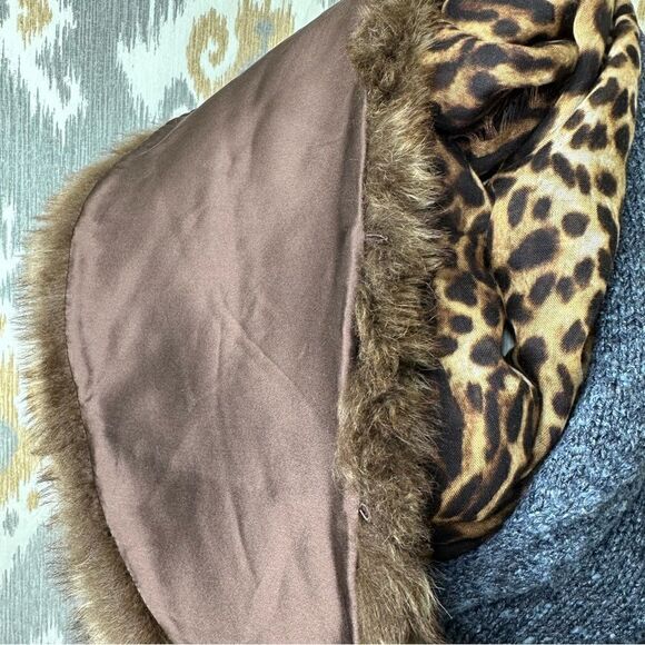 Ralph Lauren Navy Melange Lamb Shearling Shawl Collar Cardigan Sweater - Picture 9 of 16